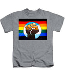 BLM Pride Fist - Kids T-Shirt