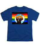 BLM Pride Fist - Youth T-Shirt