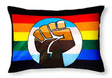 BLM Pride Fist - Throw Pillow