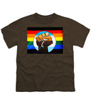 BLM Pride Fist - Youth T-Shirt