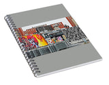 Coney Island Cityscape - Spiral Notebook