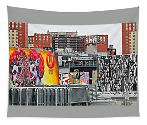 Coney Island Cityscape - Tapestry