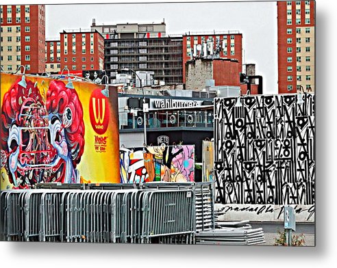 Coney Island Cityscape - Metal Print