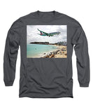 Maho Beach, St Maarten  - Long Sleeve T-Shirt