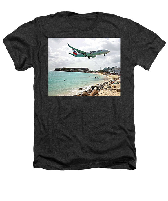 Maho Beach, St Maarten  - Heathers T-Shirt