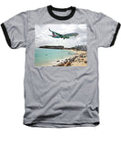 Maho Beach, St Maarten  - Baseball T-Shirt