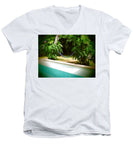 Poolside Oasis - Men's V-Neck T-Shirt