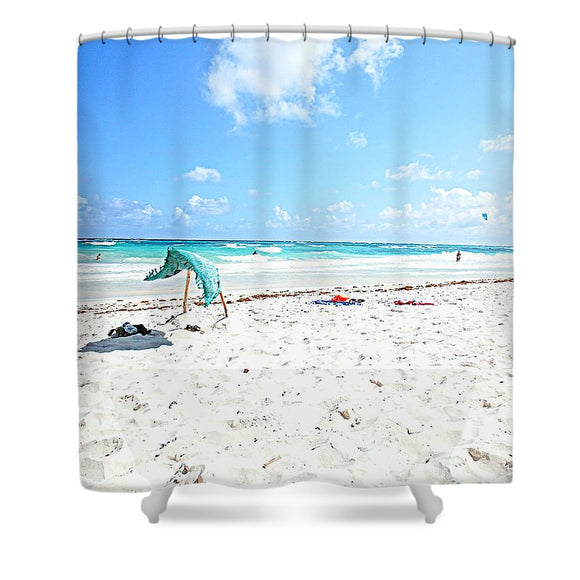 Tulum Beach - Shower Curtain
