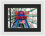 Wonder Wheel - Framed Print