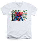 Wonder Wheel - Men's V-Neck T-Shirt