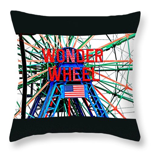 Wonder Wheel - Throw Pillow